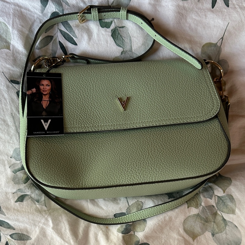 Vanessa Williams Light Green Shoulder Bag